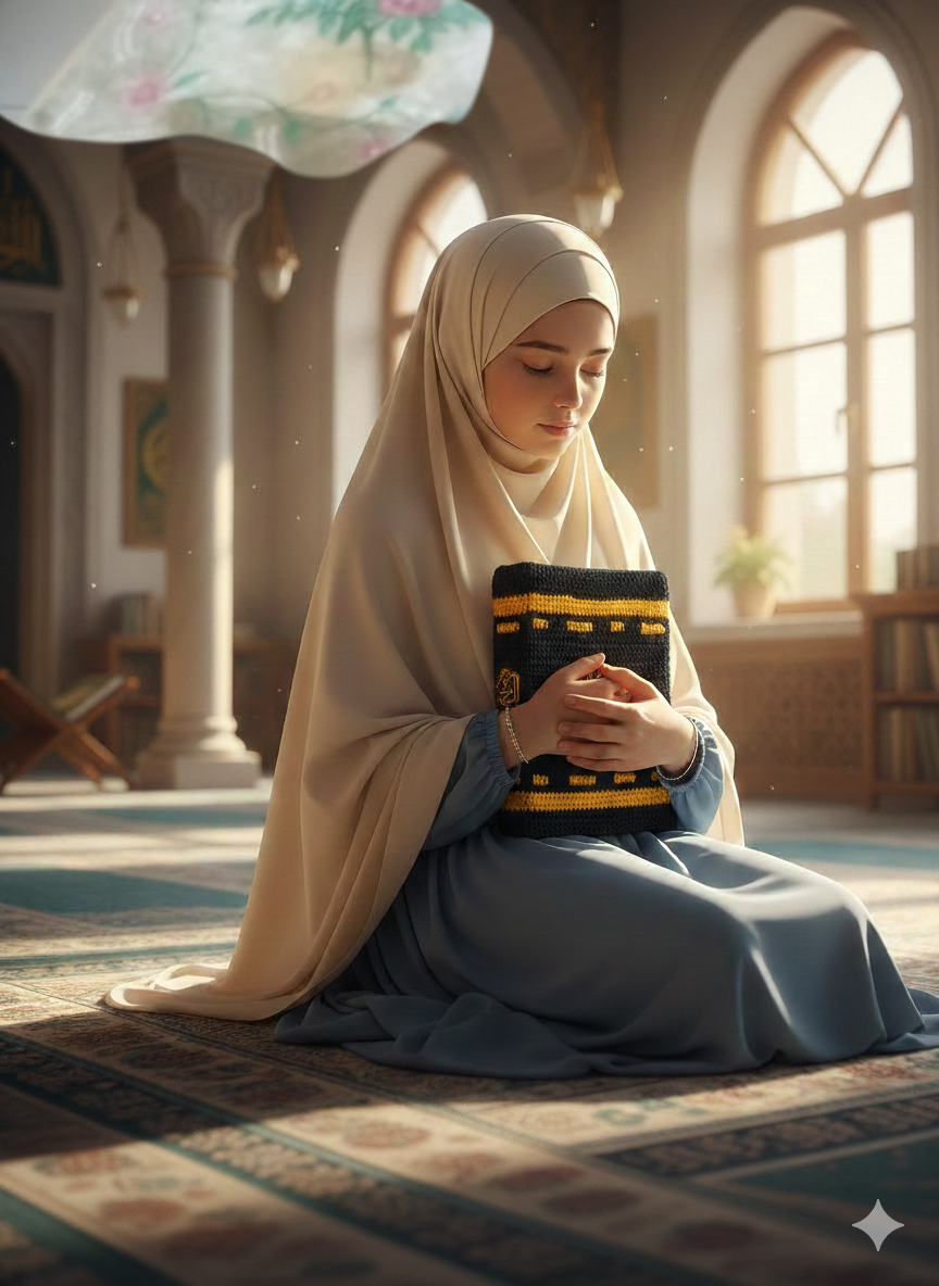 Handcrafted Kaaba-Inspired Quran Cover ,Premium Cover for the Holy Book