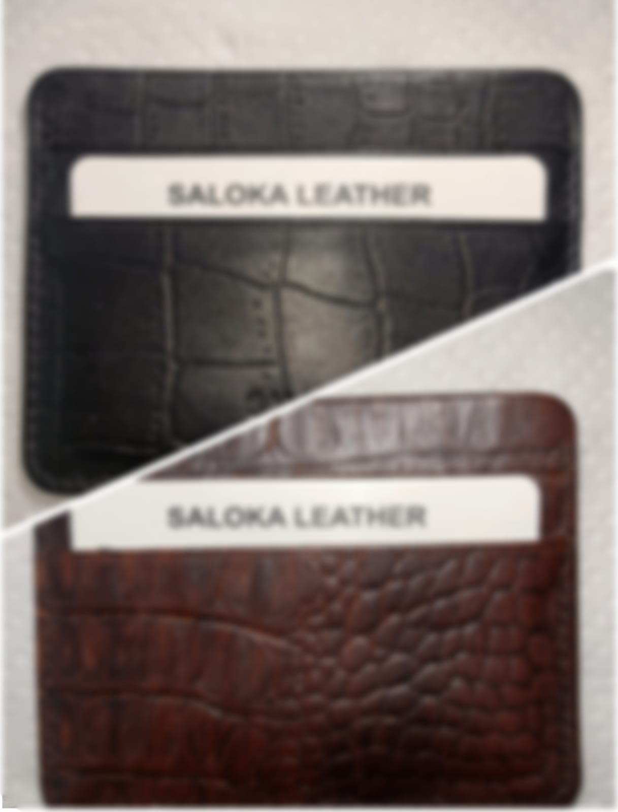 Premium Genuine Leather Card Holder – Slim Minimal Wallet for Men & Women