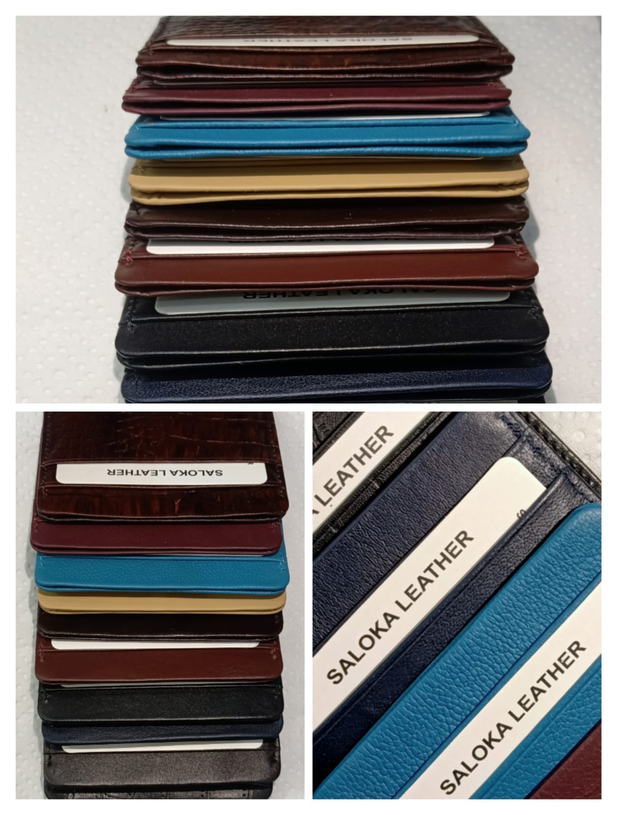 Premium Genuine Leather Card Holder – Slim Minimal Wallet for Men & Women