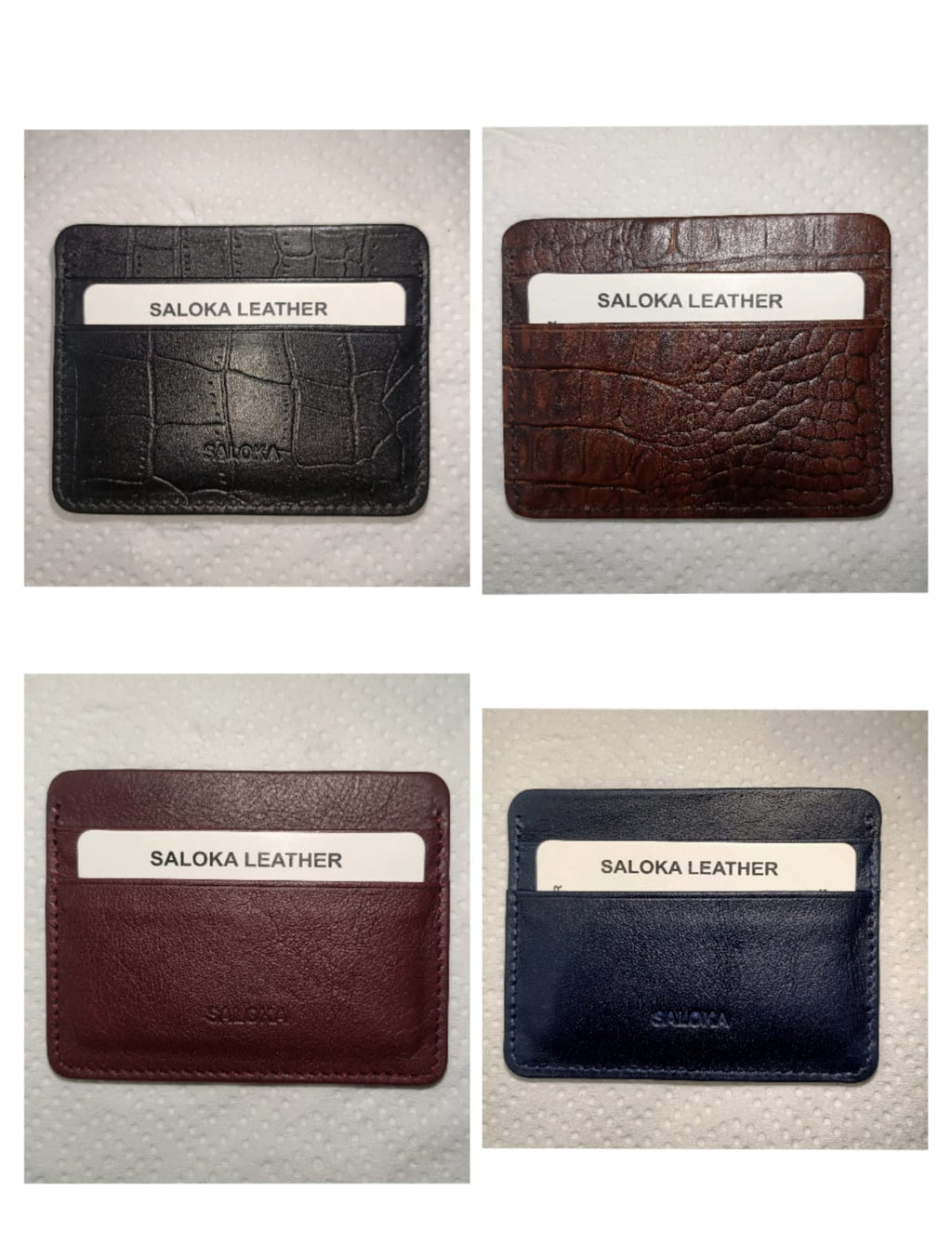 Premium Genuine Leather Card Holder – Slim Minimal Wallet for Men & Women