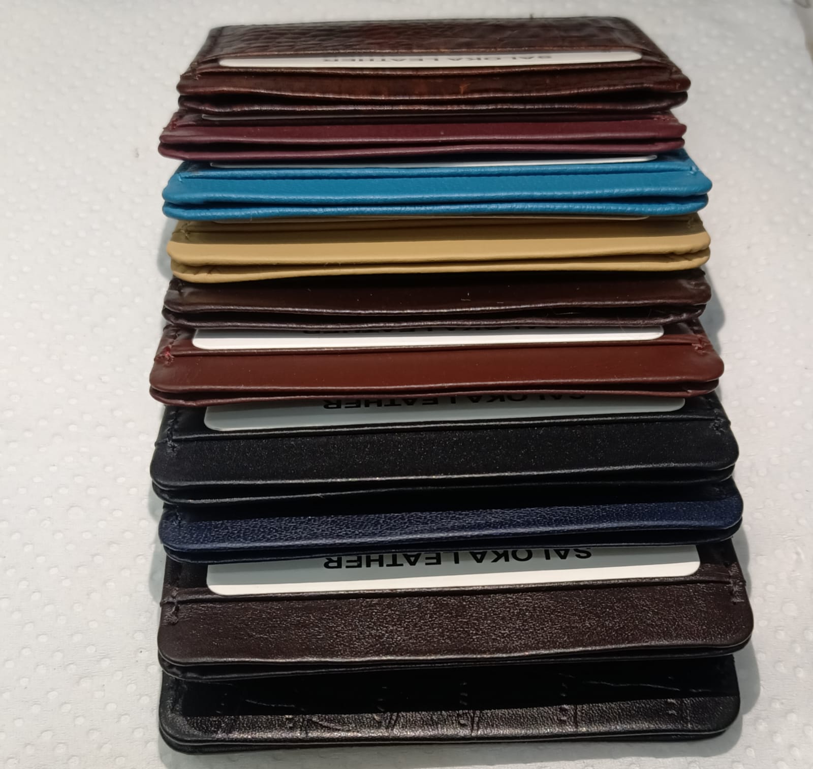 Premium Genuine Leather Card Holder – Slim Minimal Wallet for Men & Women