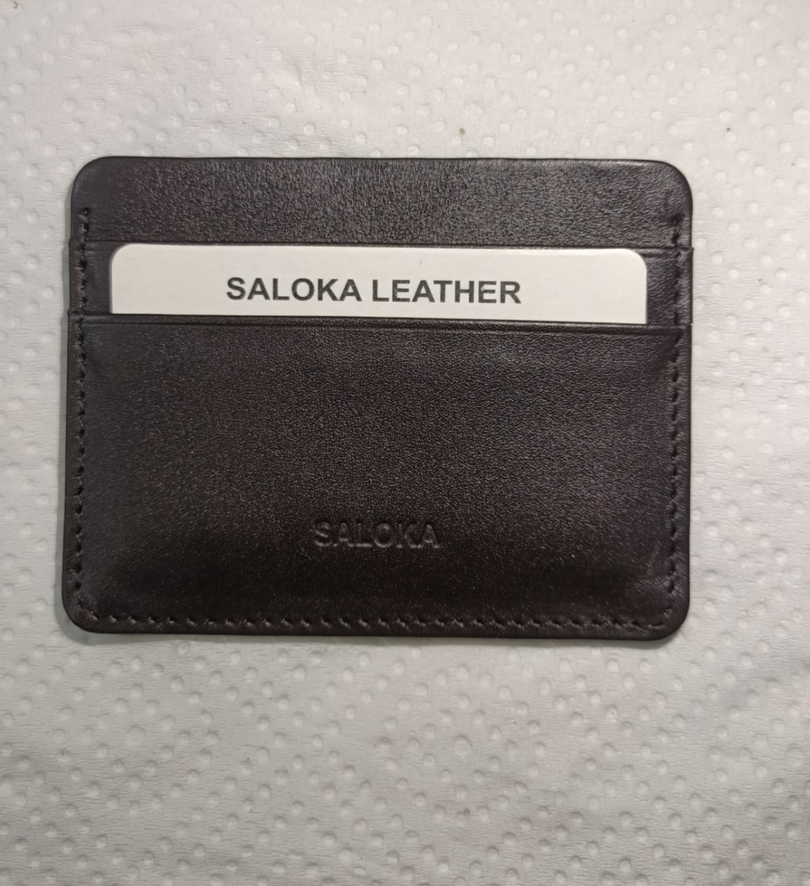 Premium Genuine Leather Card Holder – Slim Minimal Wallet for Men & Women