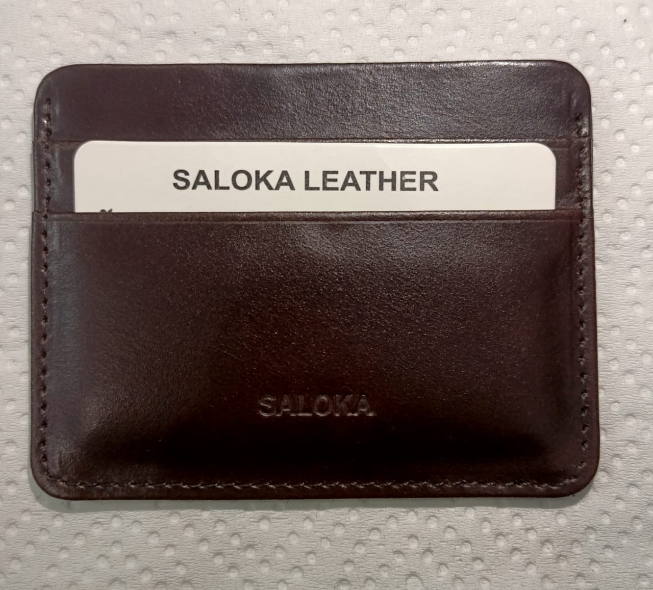Premium Genuine Leather Card Holder – Slim Minimal Wallet for Men & Women