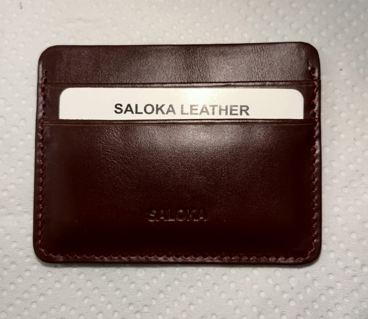 Premium Genuine Leather Card Holder – Slim Minimal Wallet for Men & Women