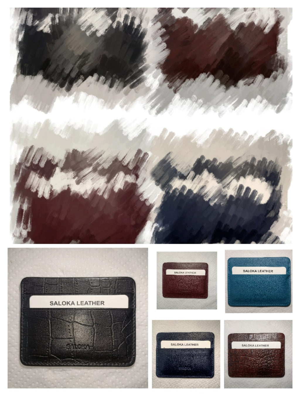 Premium Genuine Leather Card Holder – Slim Minimal Wallet for Men & Women