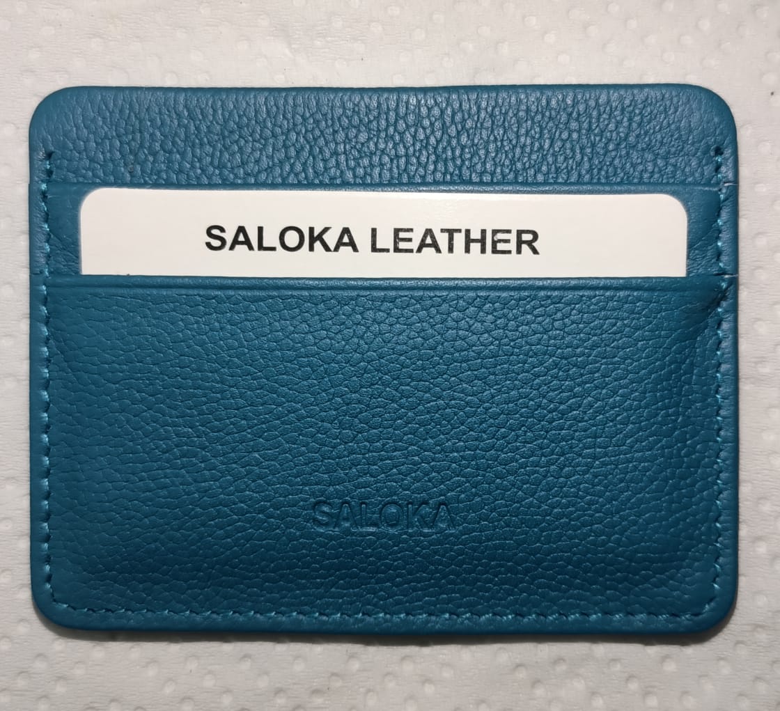 Premium Genuine Leather Card Holder – Slim Minimal Wallet for Men & Women
