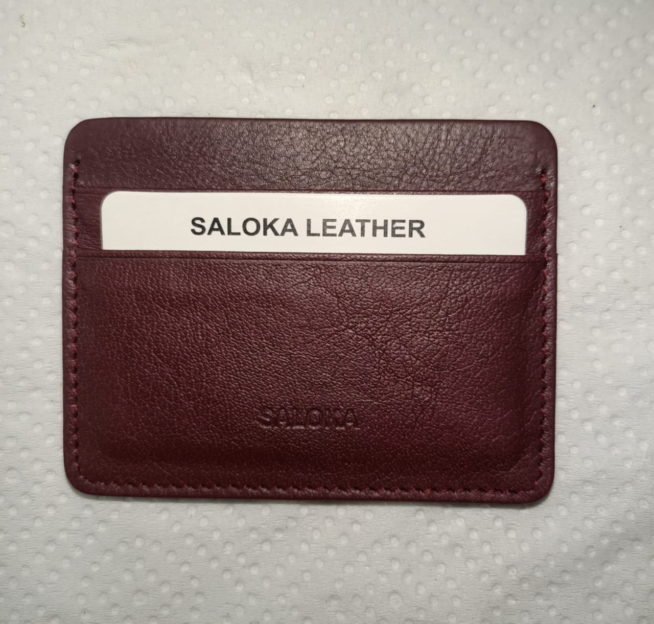 Premium Genuine Leather Card Holder – Slim Minimal Wallet for Men & Women